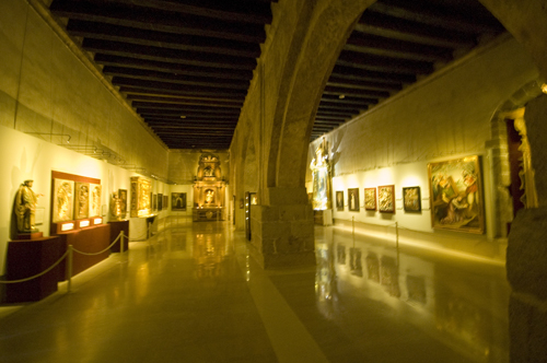 Vista del museo situado en la cilla del monasterio de Cañas